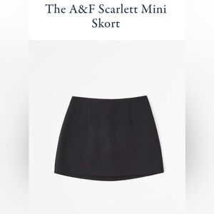 Abercrombie Scarlett mini skort